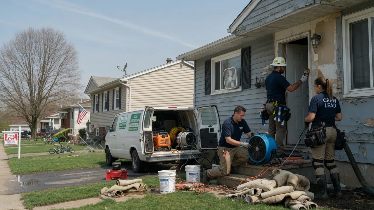 Flood Cleanup in Saltillo, MS near me