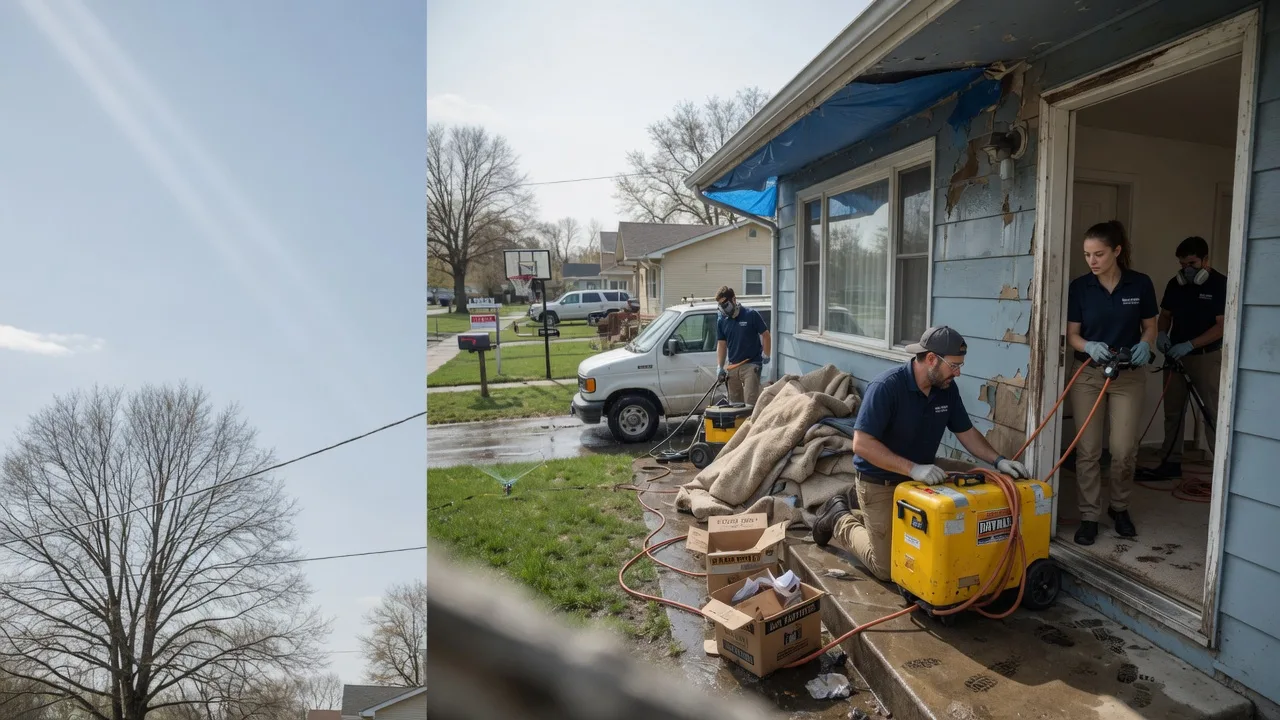 Basement Flood Cleanup in Saltillo, MS near me